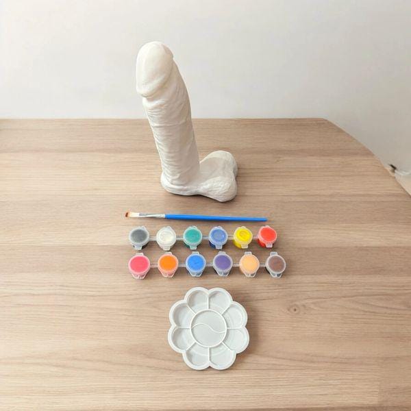 Penis Painting Kit Sexy Bachelorette Party Paint and Sip Adult Gag Gift