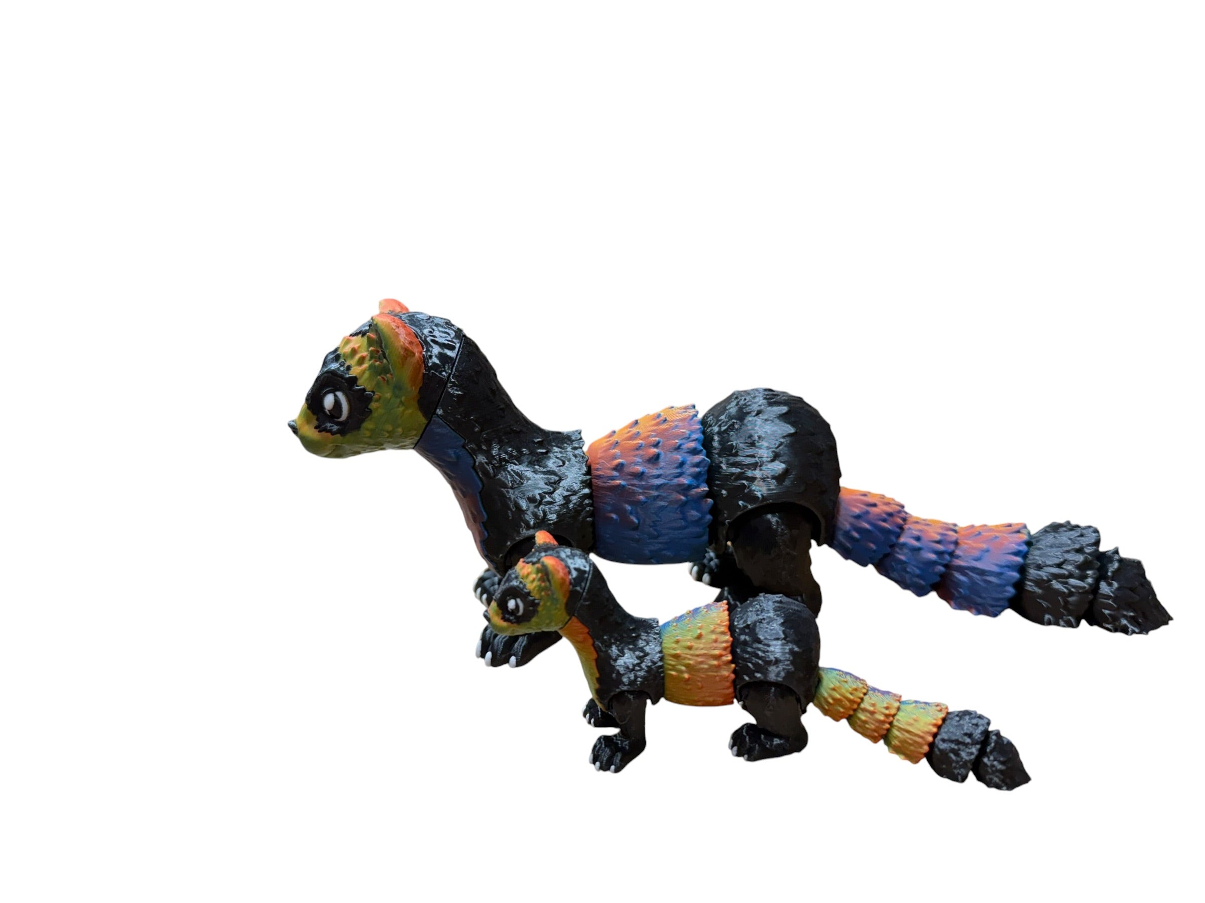 Multicolor articulated ferret product view
