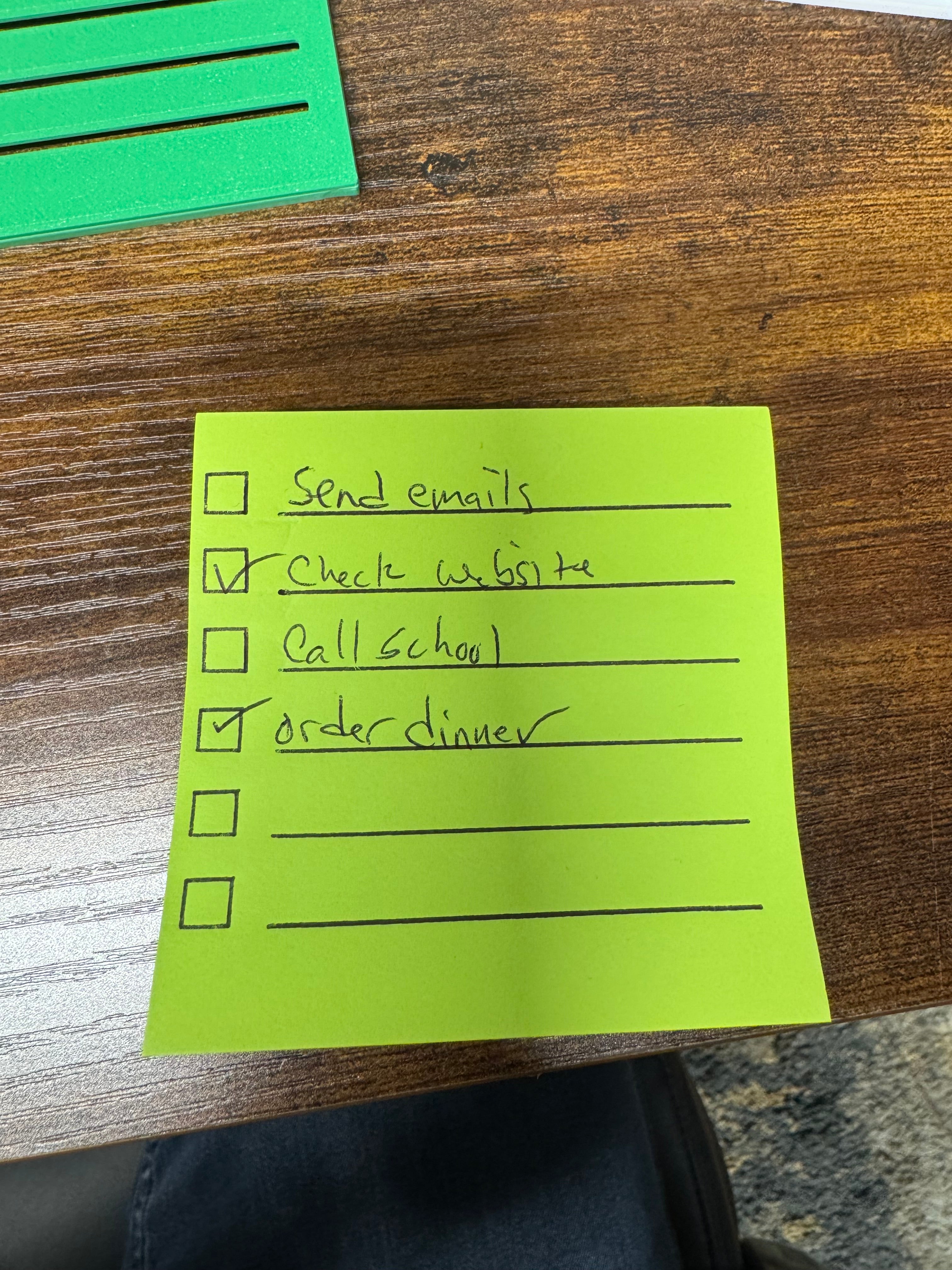 Reusable 3x3 Sticky Note Checklist Stencil – Checklist Template for Planners, To-Do Lists & Journaling (Pack of 3)