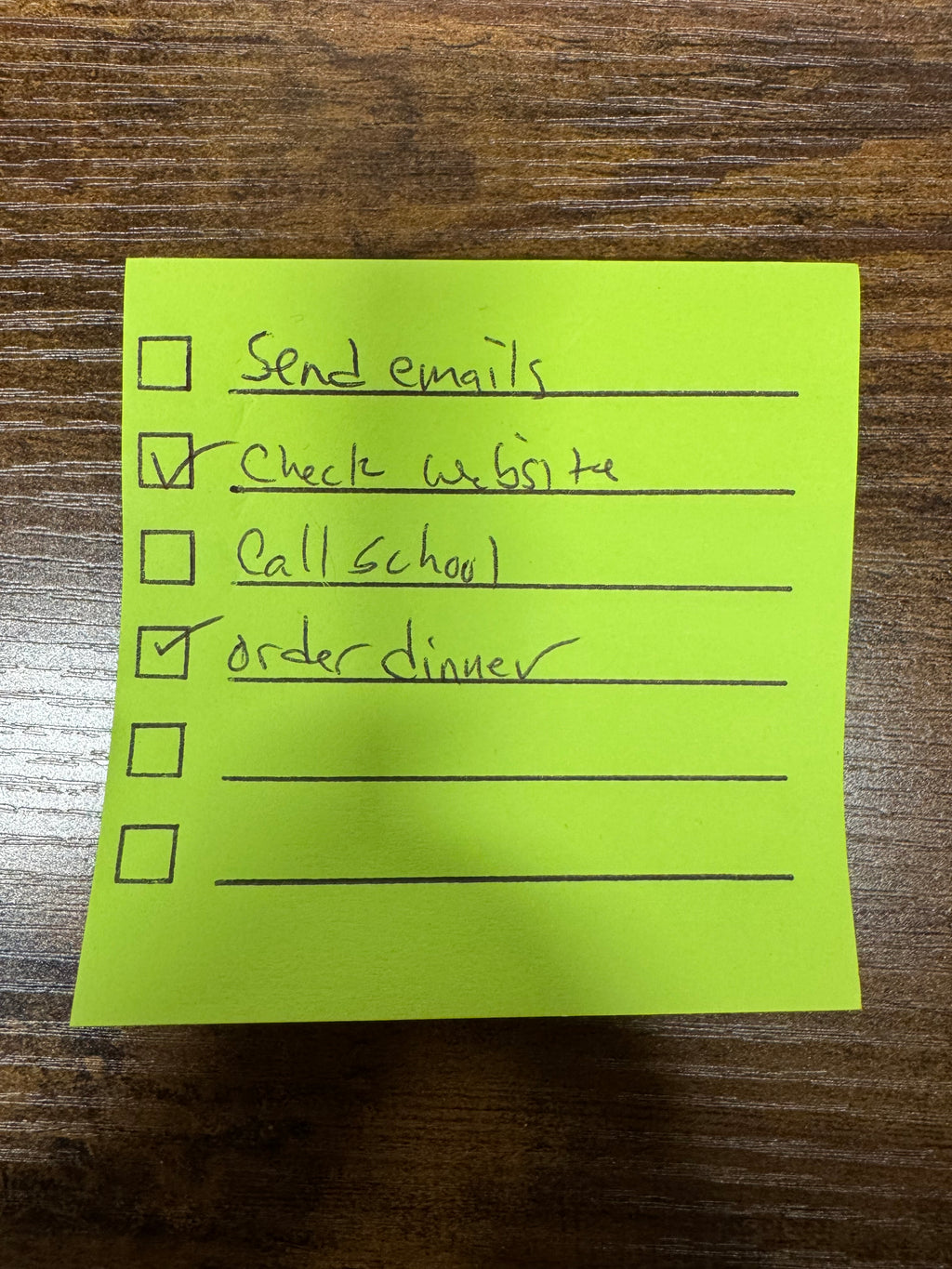 Reusable 3x3 Sticky Note Checklist Stencil – Checklist Template for Planners, To-Do Lists & Journaling (Pack of 3)