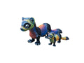 Multicolor articulated flexi ferret in large and small sizes