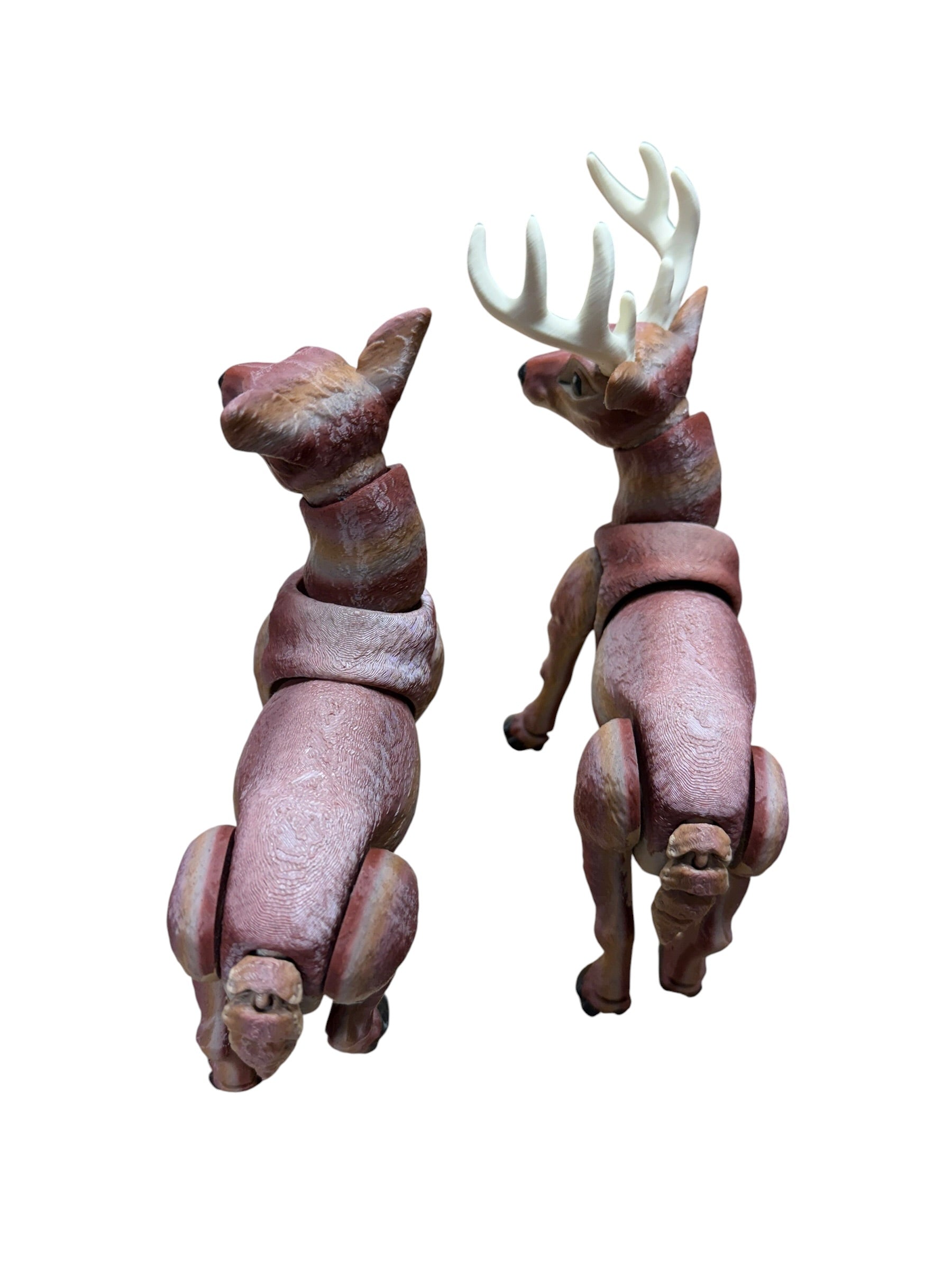 Articulated doe figurine detail